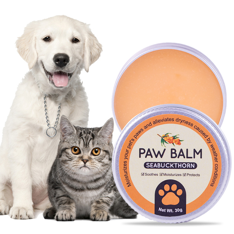 Cross-Border Sea Buckthorn Fruit Pet Paw Balm for Dogs and Cats, Pet Paw Care Cream, Foot Care and Nose Balm Wholesale