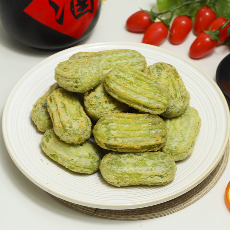 Zhengda Sandwich Matcha Red Bean 1kg Dessert Milk Tea Shop Frozen Fried Snack Semi-Finished Ingredients