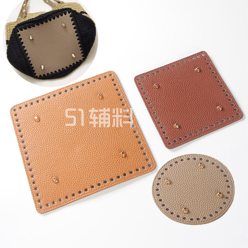 Квадратная лотковая плита с узором лиственницы, Hyun-a, плетеные DIY аксессуары, кожа, черный, ручная работа, материал для сумки, 51 аксессуар