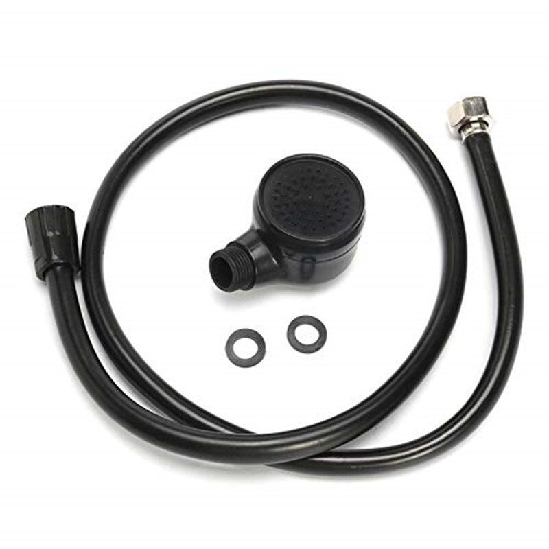 Barber shop shampoo bed faucet hair salon shampoo basin hot and cold faucet switch rinse faucet shower hose accessories