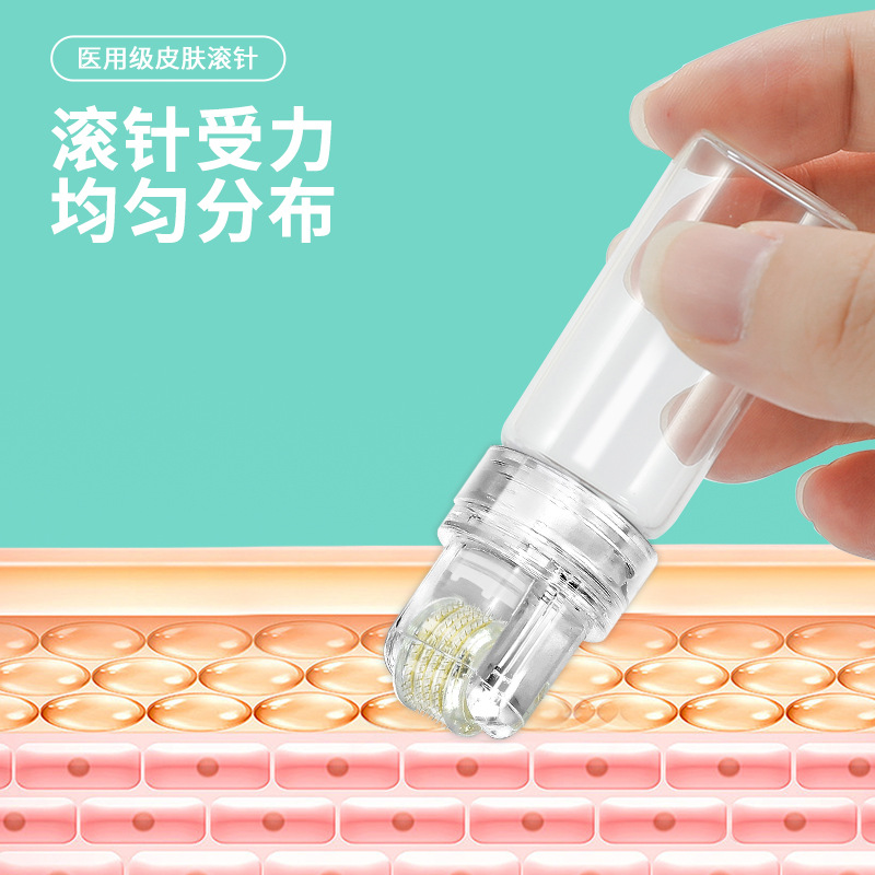 Needle Roller Medical Skin Beauty Micro-Needle Facial Water Light Needle Instrument Disposable Imported Essence Roller