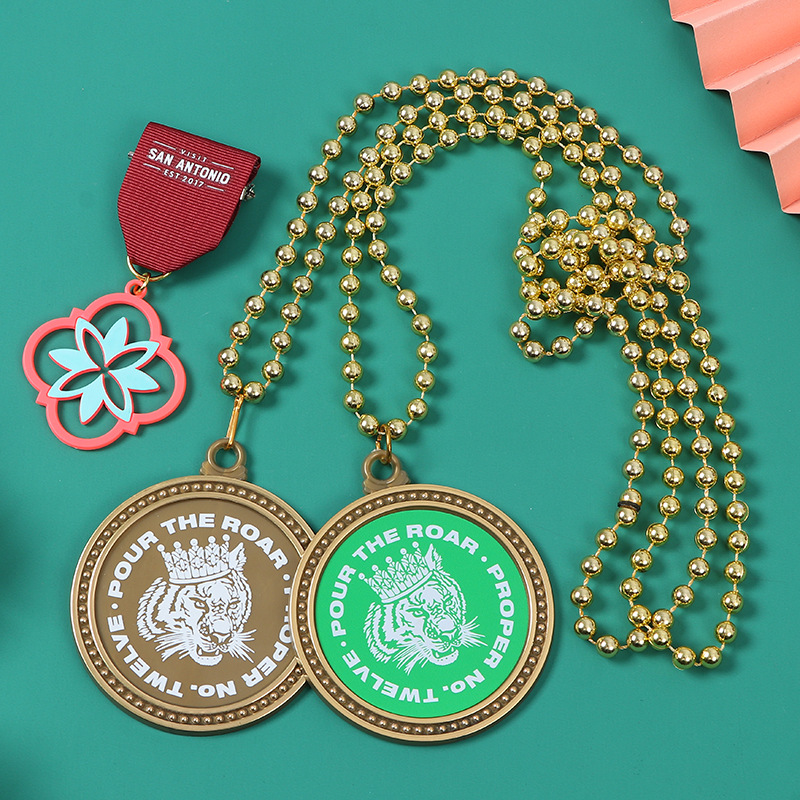 Медаль на ленте с логотипом оптом, пластиковая, для спортивных мероприятий, награда, памятная