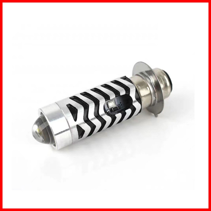 Cross-Border Hot Selling Two-Color Small Steel Cannon H4/P15D/Ba20D Electric Vehicle Motorcycle Modified Headlight Led Fisheye Lamp