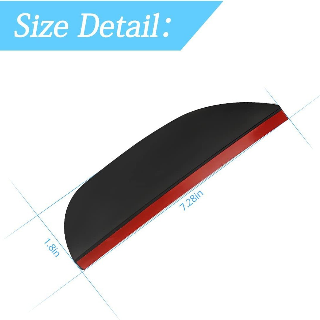 Amazon Carbon Fiber Car Rearview Mirror Car Rain Eyebrow Rainproof Eyebrow Reversing Mirror Rain Shield