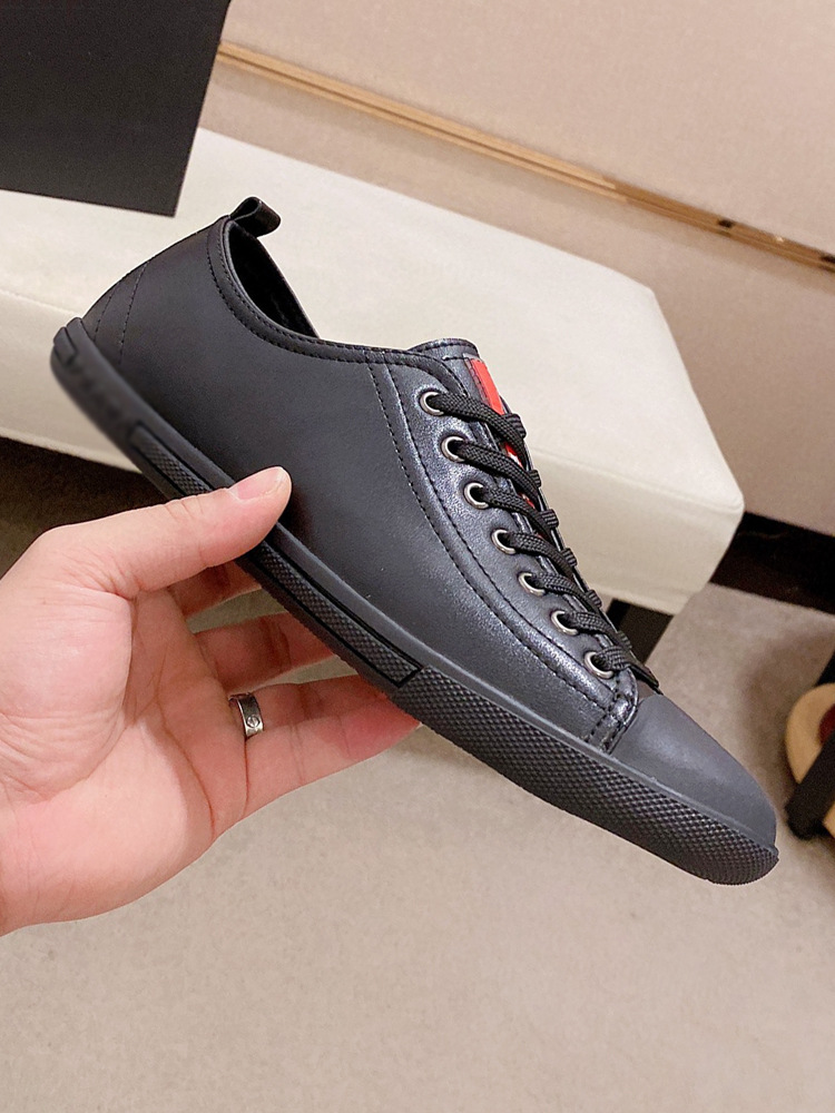 European New Autumn and Winter Casual Genuine Leather Men's Lace-Up Flat British Trendy Versatile Designer White Shoes Men's Shoes