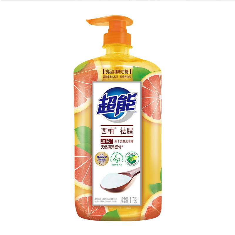 Super Dishwashing Liquid Grapefruit to Remove Fishy Smell 1kg Family Size Household Quick Degreasing Dishwashing Liquid Whole Box Batch Detergent