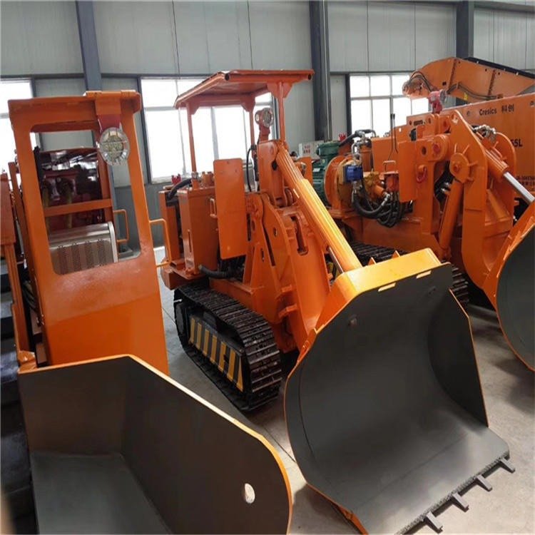 Side Unloading Rock Loader, Efficient Tunnel Slag Removal Equipment, Wide Bucket for Quick Unloading