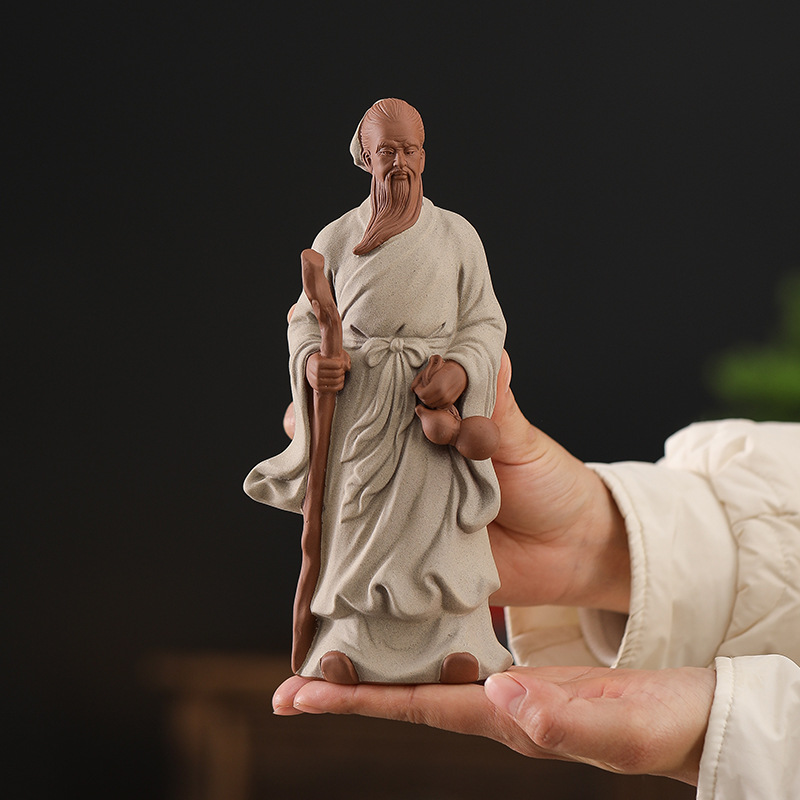 Ceramic History Ceramic Figure Decoration Ancient Famous Doctor Li Shizhen Hua Tuo Sun Simiao Home Living Room Desktop Decoration