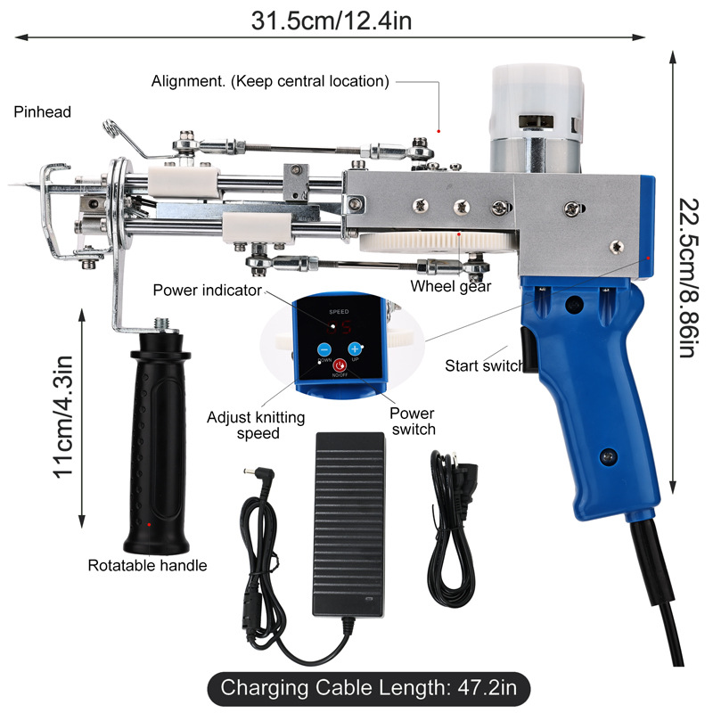 tufting gun two-in-one carpet weaving gun carpet gun carpet weaving machine tufting gun in stock wholesale