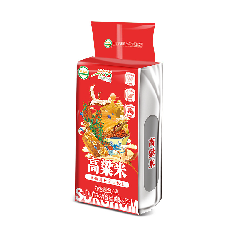 [Factory] Red Sorghum Rice 500g Shelled Sorghum Kernels Vacuum Packaging Coarse Grains Wholesale Grains Oem