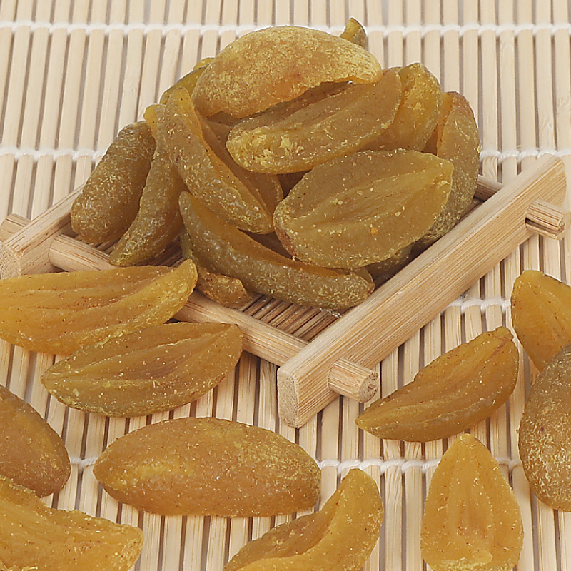 Licorice olive 250g bags sweet and sour crisp seedless olive meat salty sweet olive candied preserved fruit snack