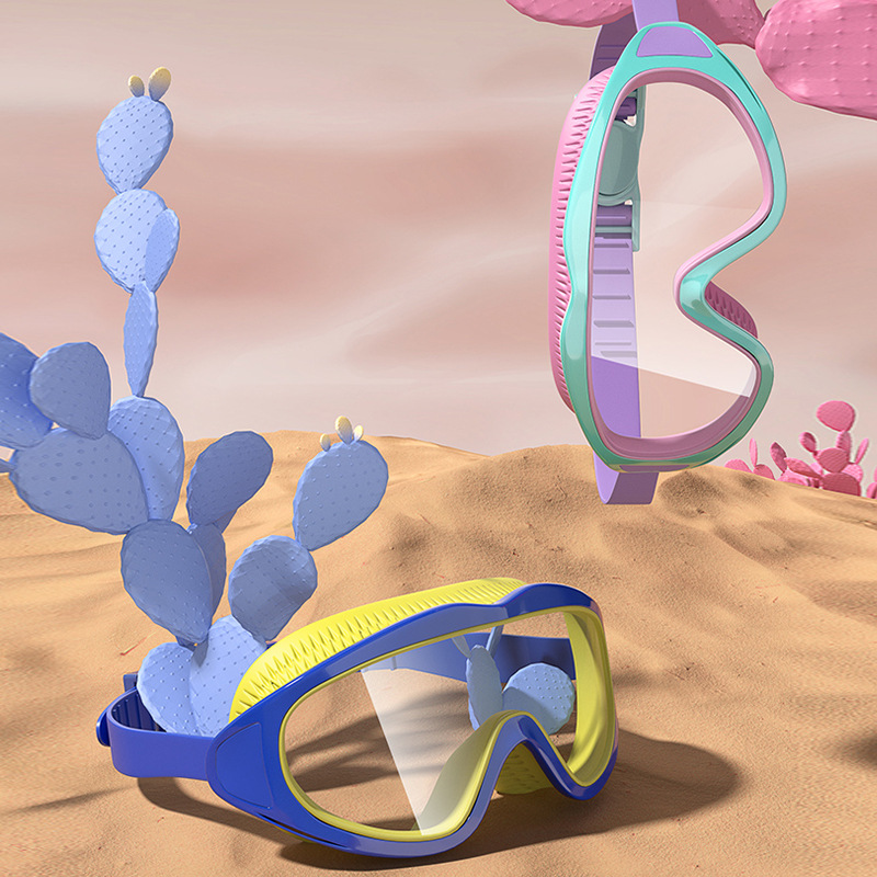 Youyou children's swimming goggles boys and girls swimming equipment glasses waterproof anti-fog frame professional diving swimming goggles wholesale