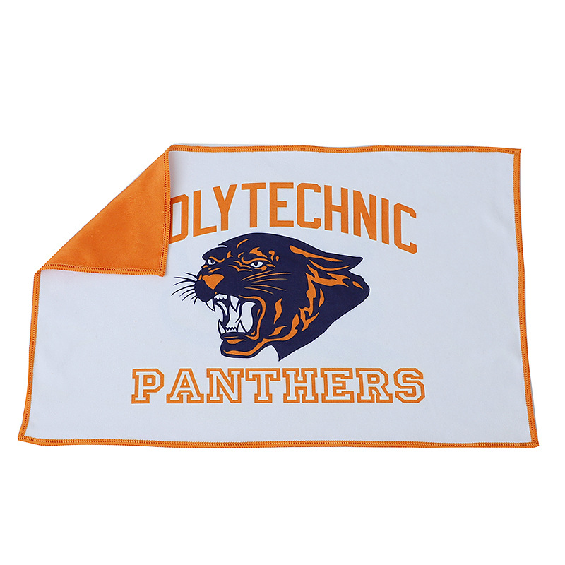 Customized Foreign Trade Order Quick-Drying Water-Absorbing Double-Sided Printing Special-Shaped Microfiber Rally Rally Towel