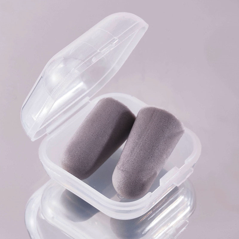 2025 cross-border new product noise reduction earplugs outdoor dormitory sleeping soundproof silent sleep earplugs pu polyurethane earplugs