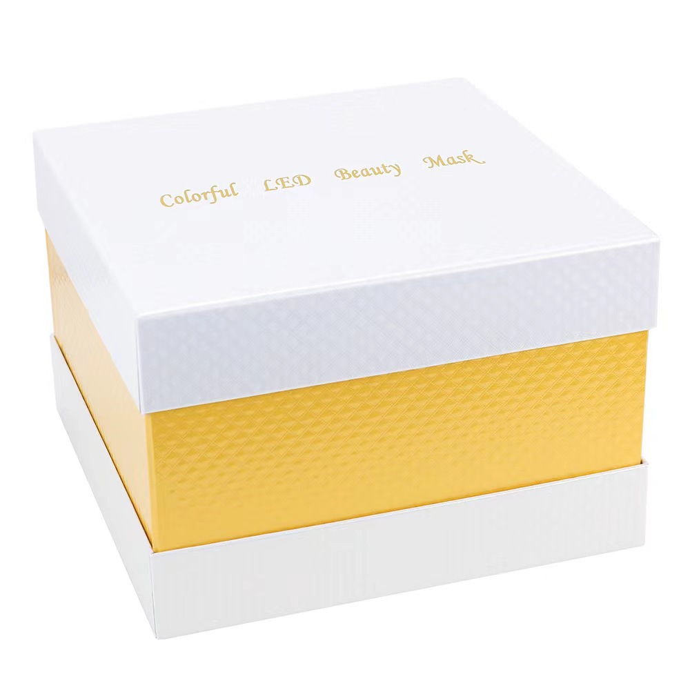 Foreign Trade Cross-Border Beauty Salon Skin Care Equipment Photon Rejuvenation Light Therapy with Neck Mask Led Beauty Device Face Mask