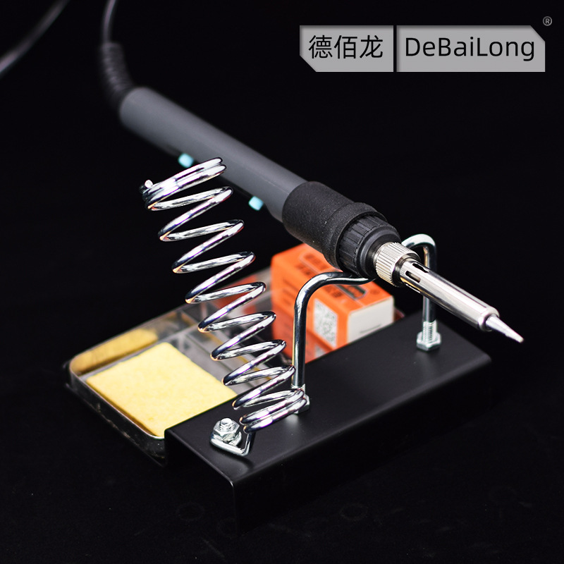 All-metal soldering iron rack multi-functional three-in-one 936 soldering station luo iron placement rack solder wire fixing bracket