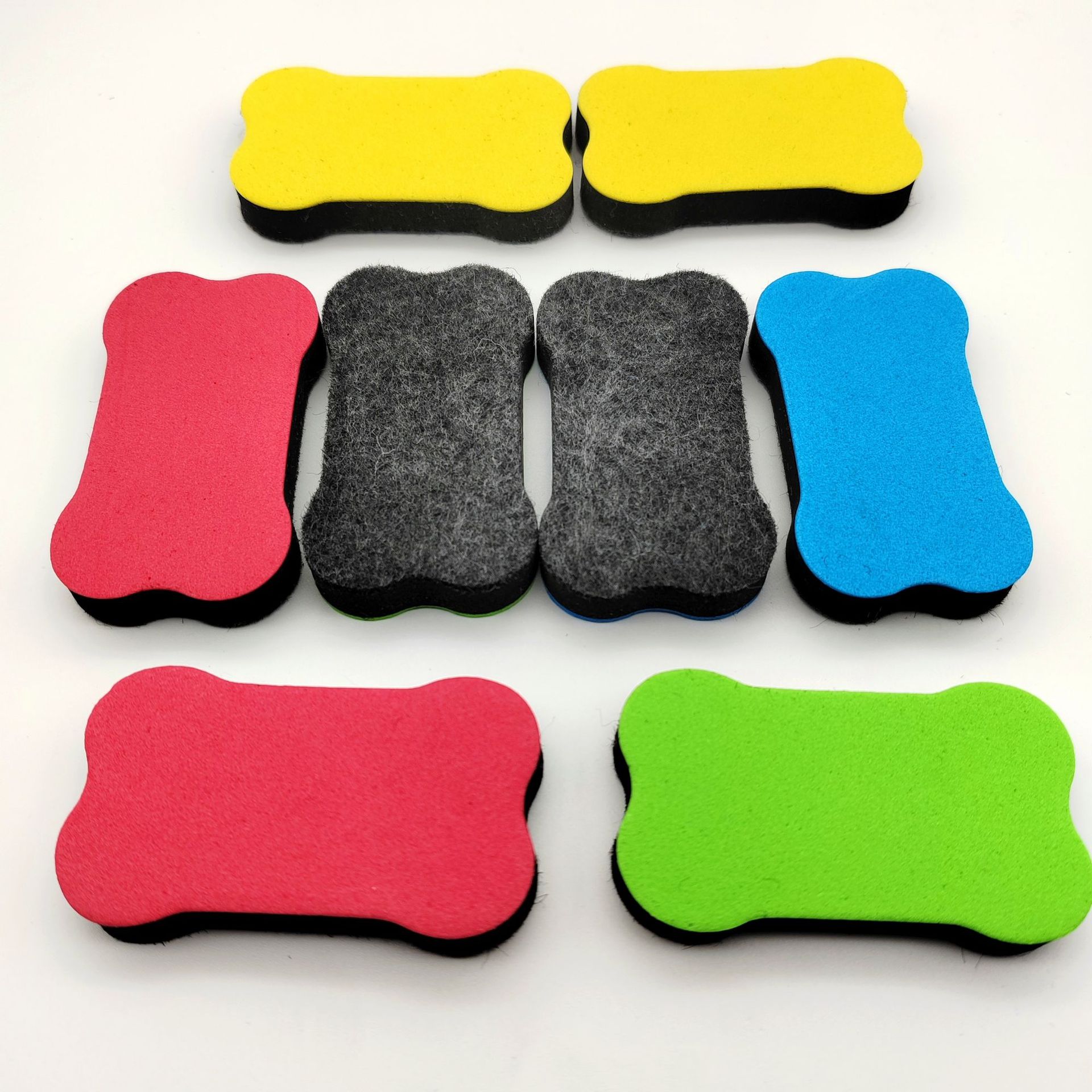 Whiteboard Eraser Free Shipping Small Bone Eraser Blackboard Eraser Mini Felt Board Eraser Manufacturer Wholesale