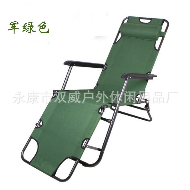 8.9kg Uses Three-Use Beach Chair, Single Foldableing Marching Companion Bed, Beach Chair, Multi-Functional Simple Recliner