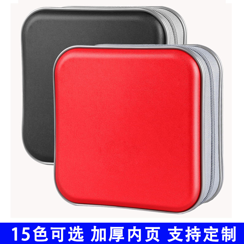 Сумка для хранения CD на 40 дисков с утолщенными внутренними страницами, портативный держатель для CD, пластиковый чехол, прямая продажа с завода