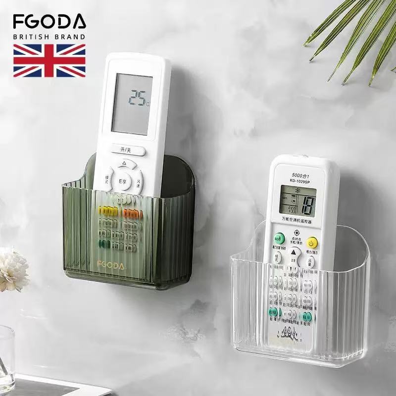 Remote Control Storage Box Mobile Phone Wall-Mounted Transparent Light Luxury Plastic Trade Thickened High-Value Home Living Room Storage Rack