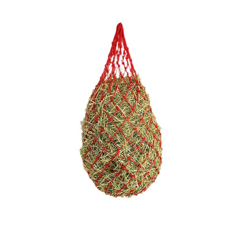 Cross-border hay bag horse hay net slow feeder horse grass bag small aperture grass net bag horse grass net