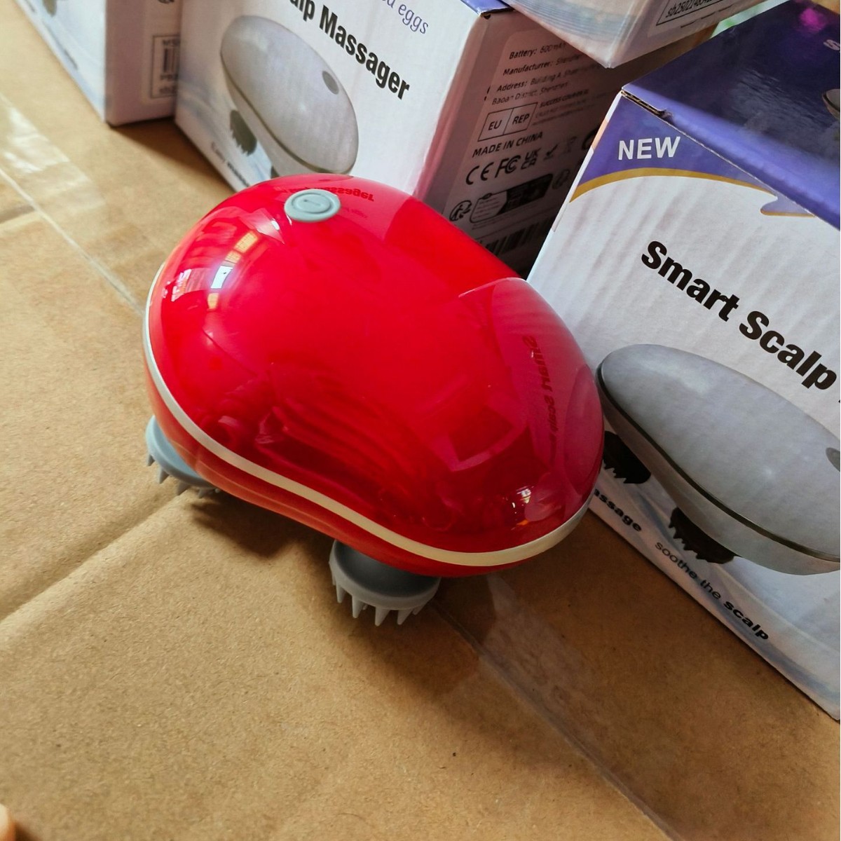 Cross-border head massager electric kneading vibration massager scalp massage dragon claw hand scalp kneading massage machine