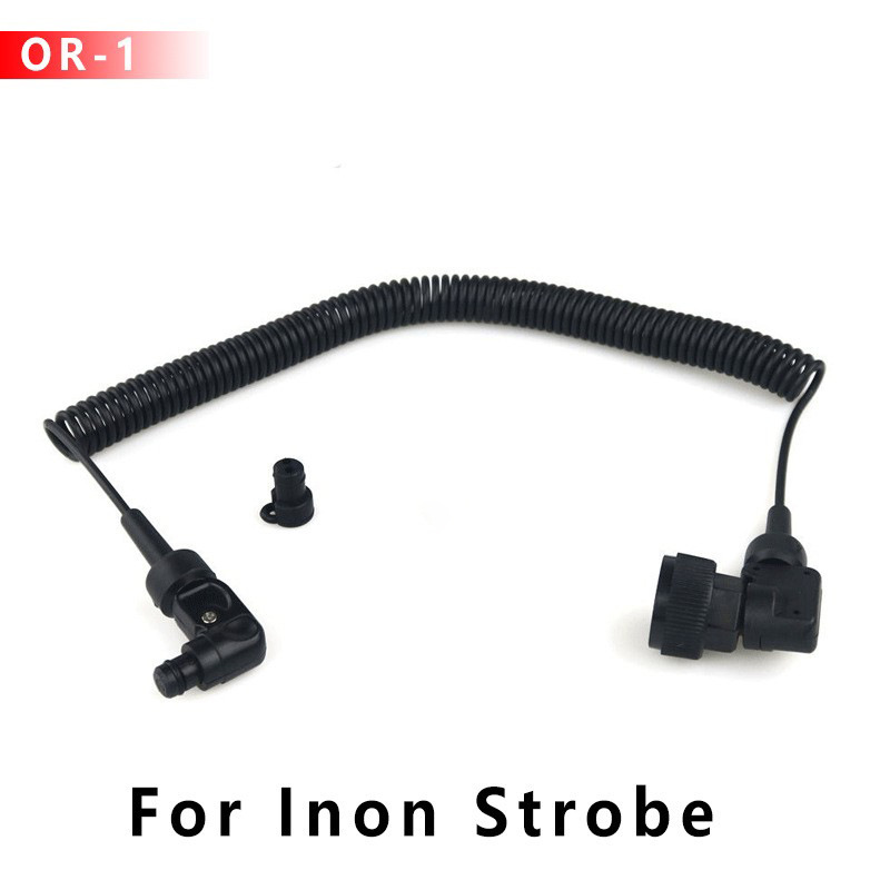 Оптоволоконный кабель Sea Frog L-образный 150 см для профессиональной подводной фотографии, водонепроницаемый штекер для вспышки