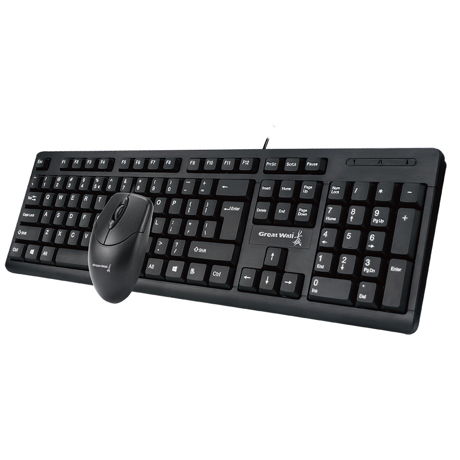 Office keyboard and mouse set Wireless Keyboard mouse laptop desktop computer Universal USB home mouse keyboard