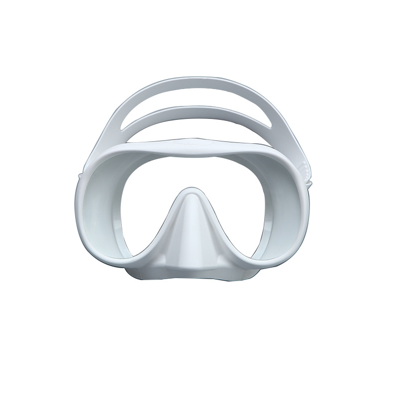 Customized Large-Frame Anti-Fog and Anti-Scratch Single-Lens Diving Mask Liquid Silicone Diving Goggles for Freediving