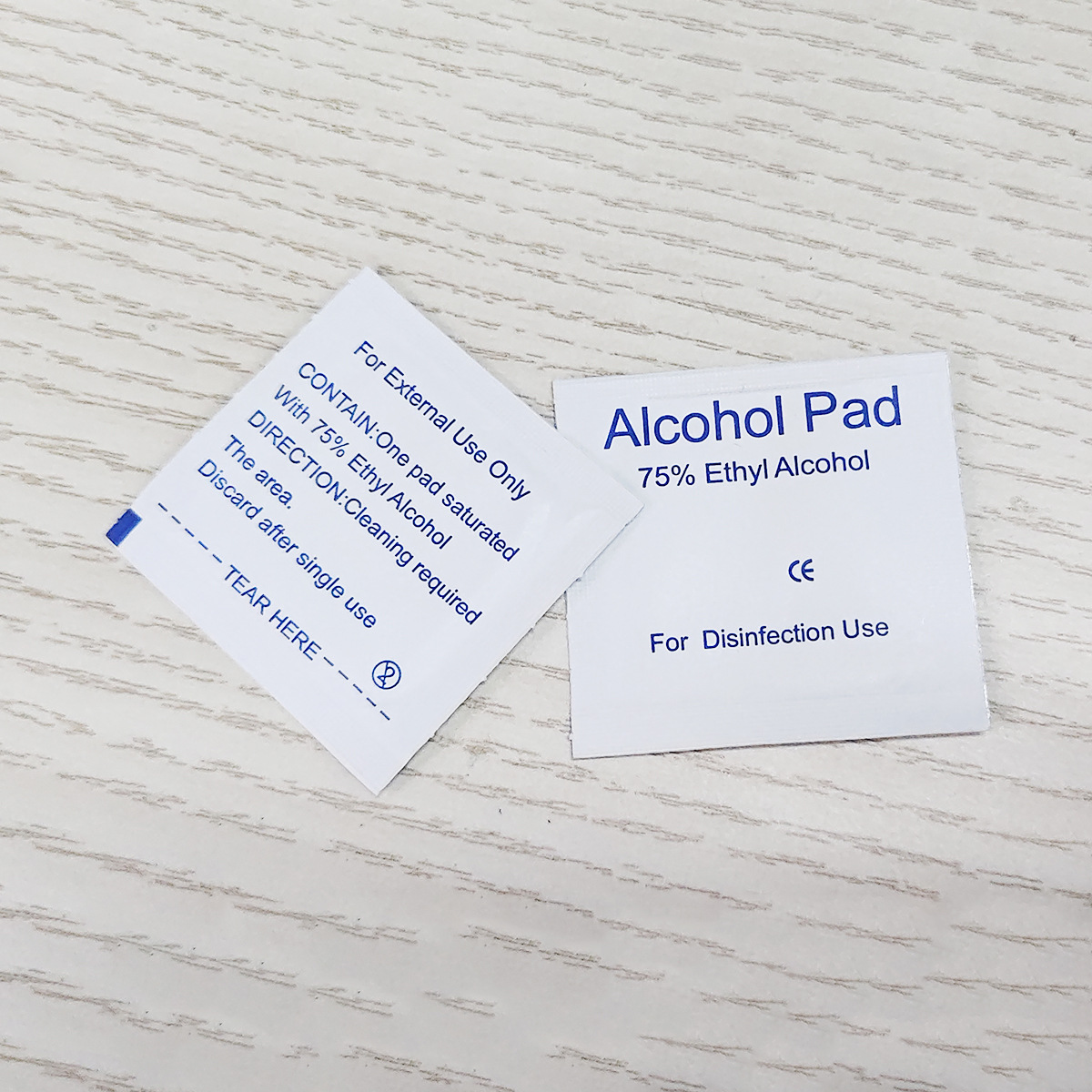 Disposable Alcohol Pads for Jewelry, Manicure Disinfection, Mobile Phone Screen Cleaning, Blood Collection Alcohol Pads, Wholesale in Large Quantities