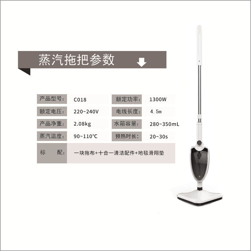 Multifunctional Steam Mop High Temperature Sterilization Steam Cleaner Паровой Швабра