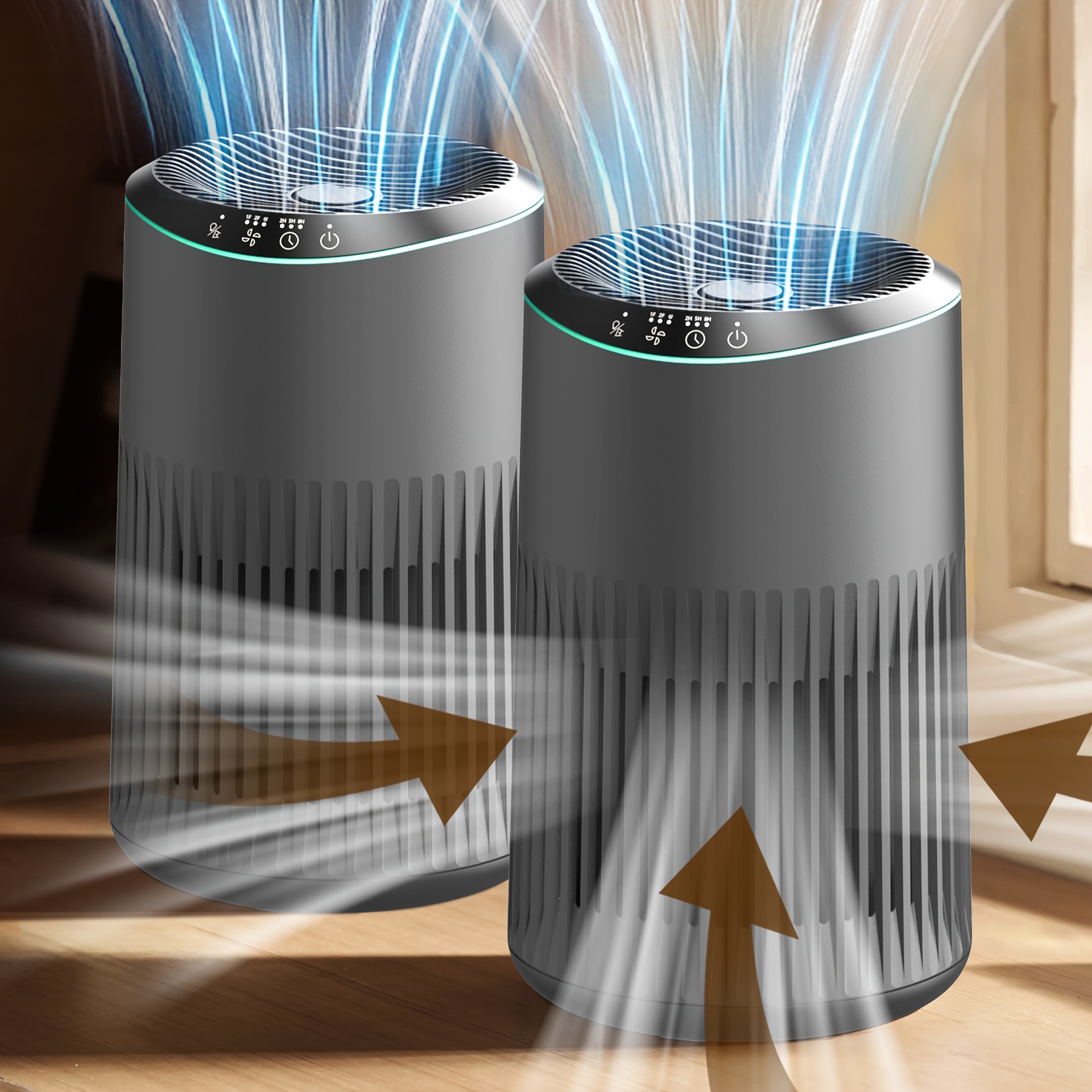 ③K1212026 New Cross-Border Dropshipping Air Purifier Household Allergy Dust Bedroom Cover