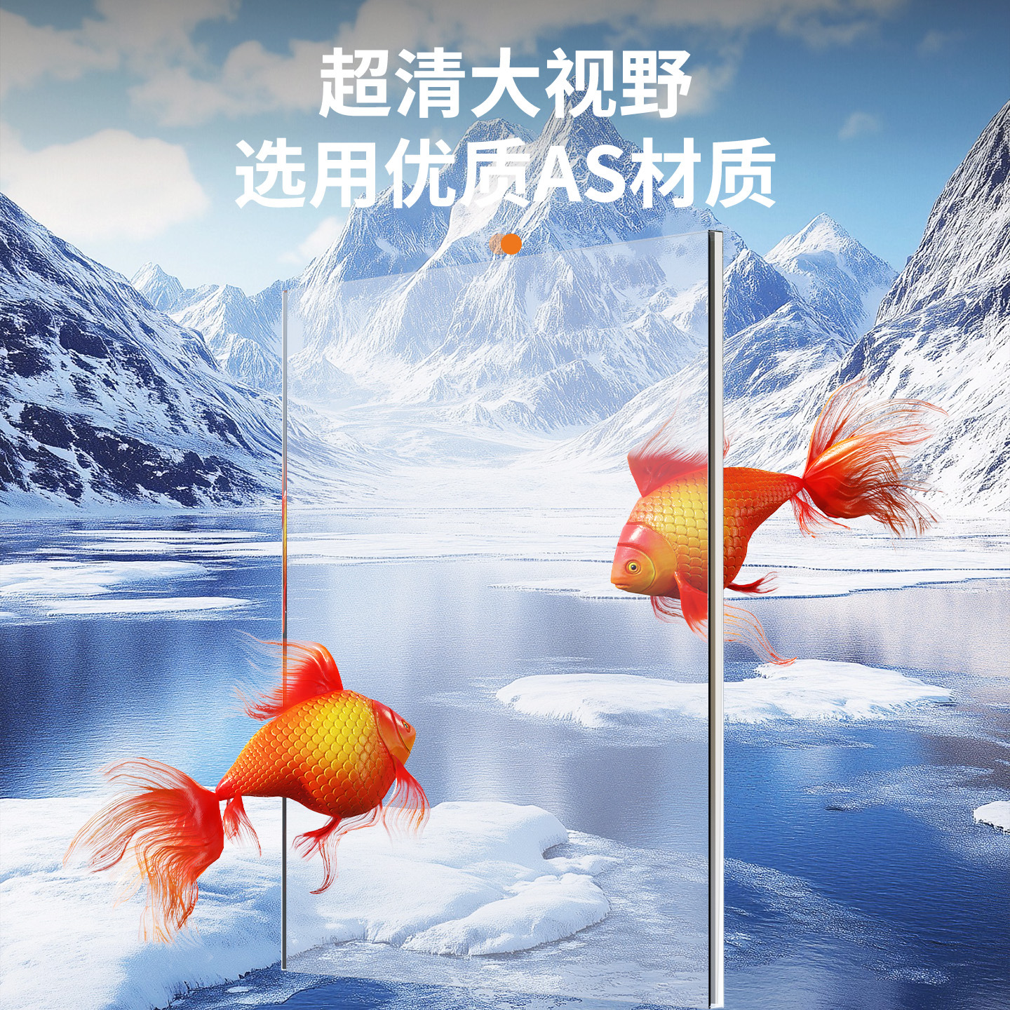 Fish Tank Small Living Room 2025 New Style Home Landscape Full Set Ecological Water Tank with Lid Transparent Desktop Fish Tank