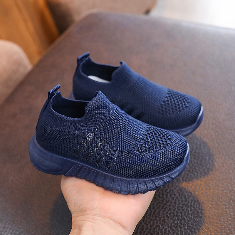 Spring and autumn light board children's shoes breathable student shoes trendy casual shoes Korean style boys and girls flying woven shoes