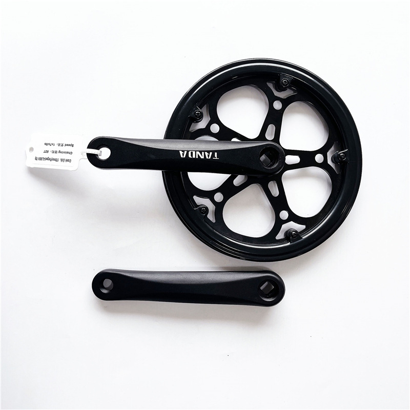 Aluminum alloy toothed disc driving folding Lithium electric bicycle wheel crank 48 teeth 52 teeth/170