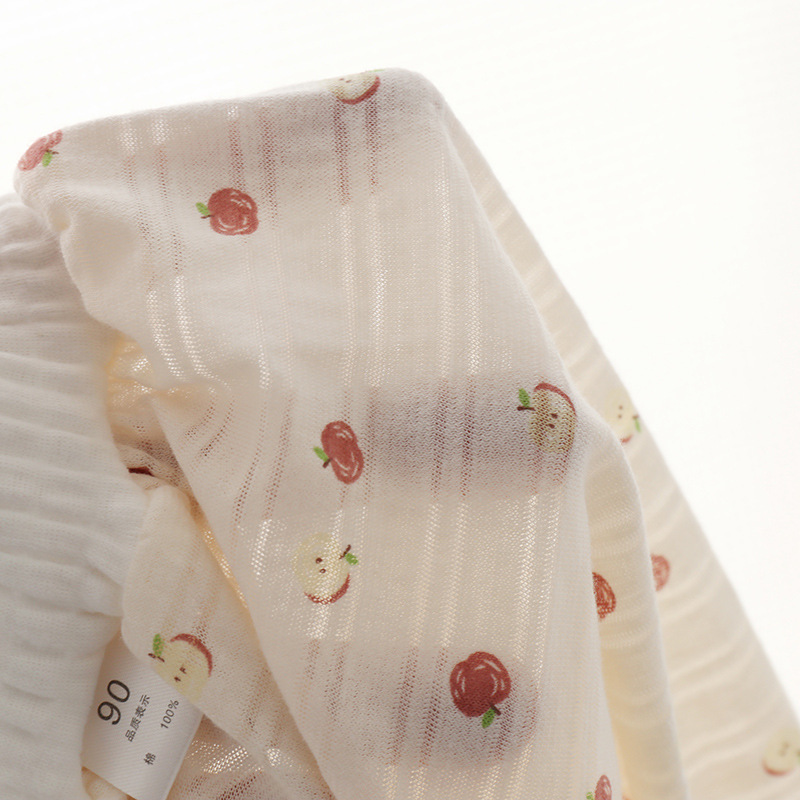 Summer Thin Japanese Style Kidsren's Anti-Mosquito Pants Pure Cotton Type a Birthday City Bamboo Cotton Baby Nine-Point Belly Protection High-Waisted Pants