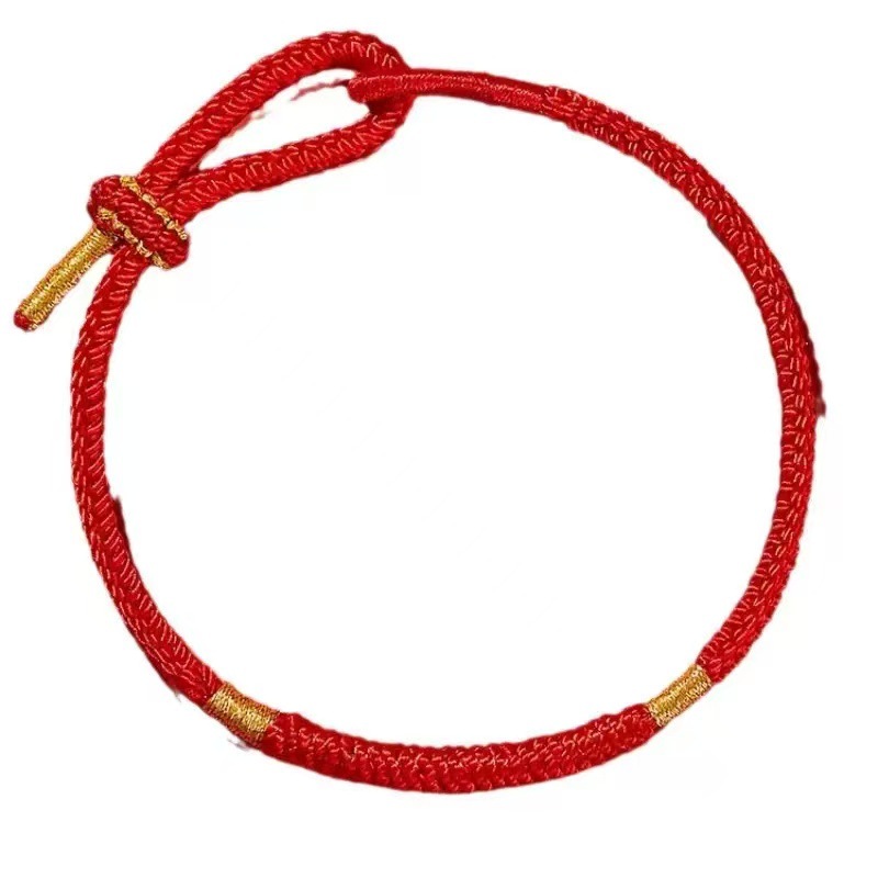 2026 Zodiac Year Red Rope Bracelet for Women with Twelve Zodiac Signs, Horse, Rabbit, Cow and Mouse Bracelet, Hand-Woven Rope Gift