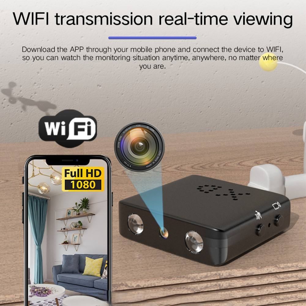 Shooting Xd Small Square High-Definition Night Vision Camera Wireless Surveillance Camera Home Mobile Phone Remote Wifi Monitoring