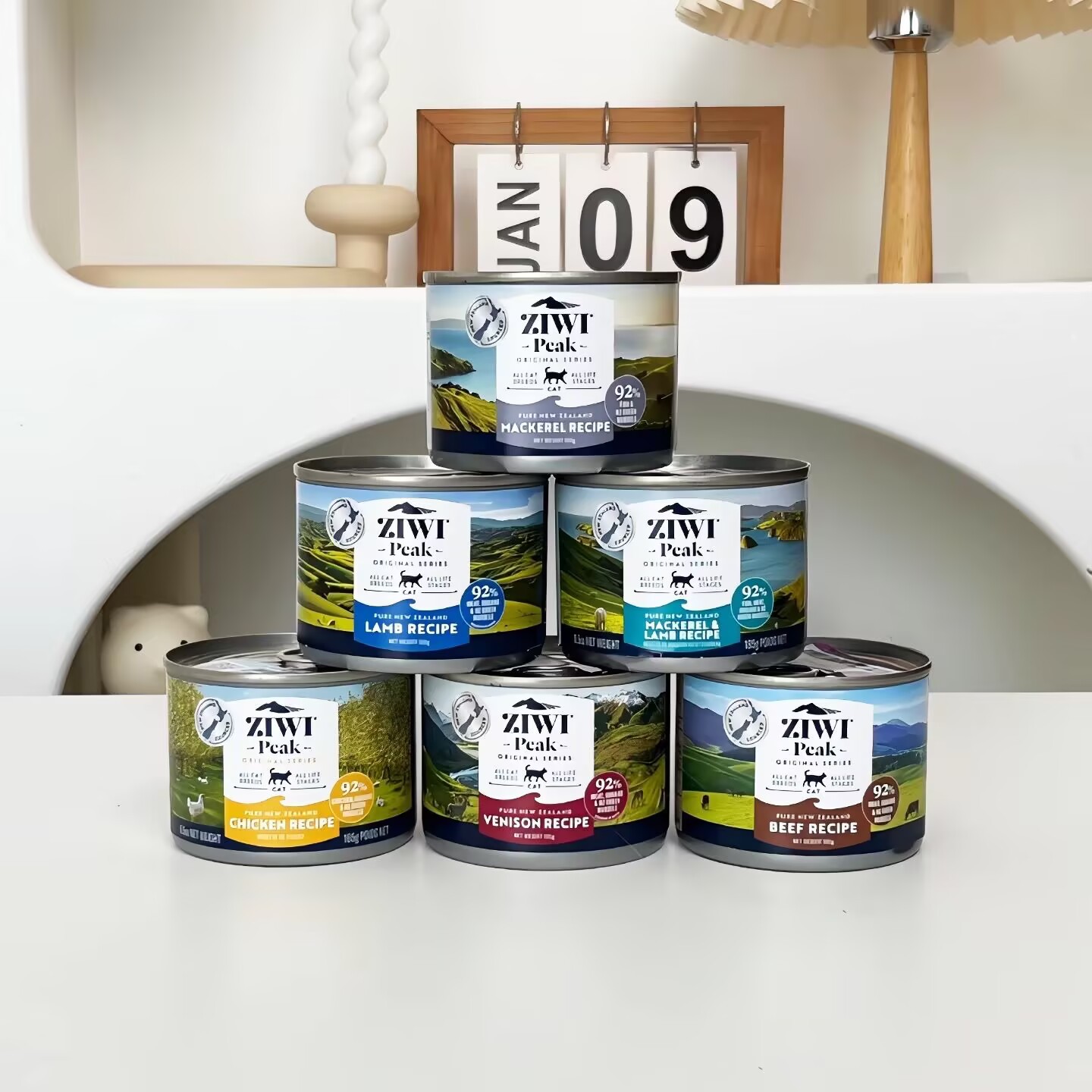 New Zealand Imported Ziwi Canned Cat Food for Adult and Young Cats, Grain-Free Staple Food Cans, Nutritional Supplement Cat Wet Food Canned Cat Food