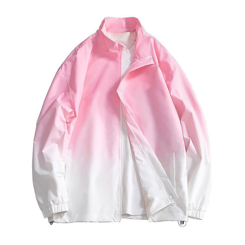 Водоотталкивающая куртка для мужчин весна-осень, универсальная, новая, градиентная, модная, свободного кроя