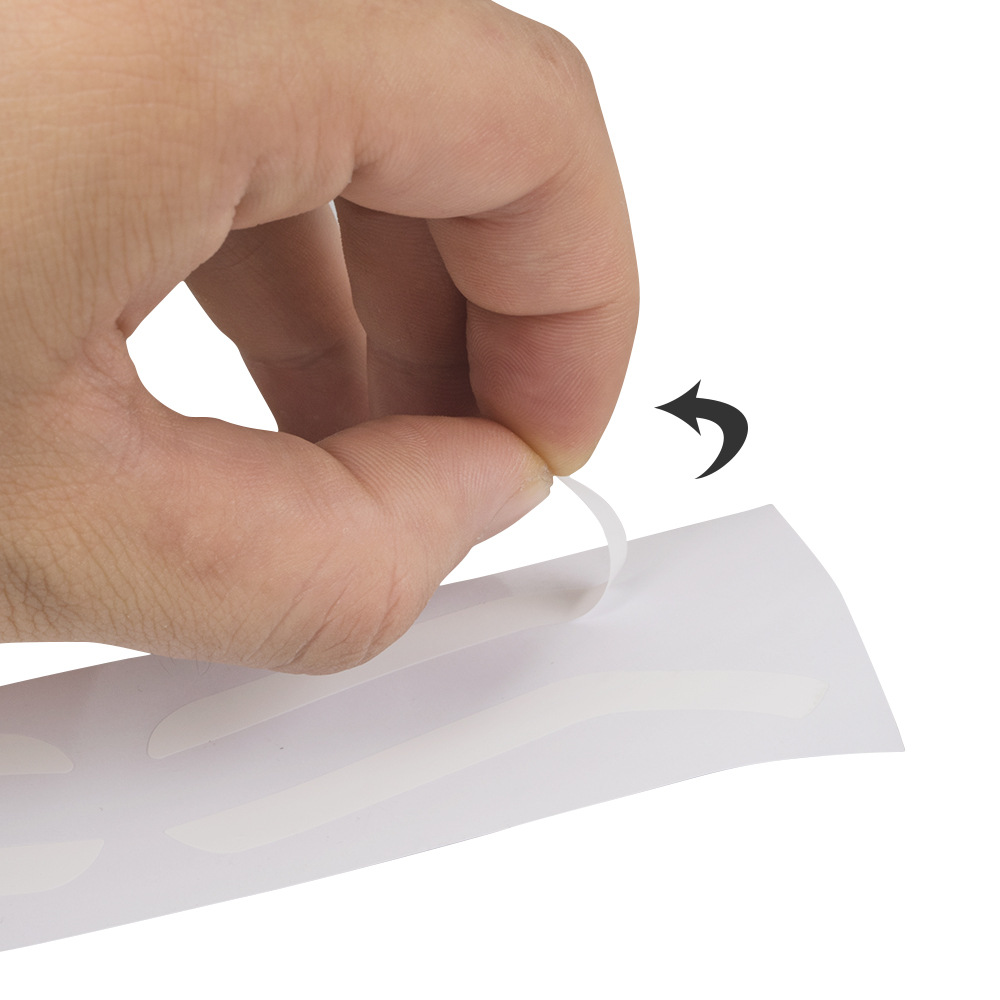 Cross-Border Wholesale Practice Adjustable Beauty Tools Eyebrow Card Eyebrow Stickers Makeup Tattoo Tools