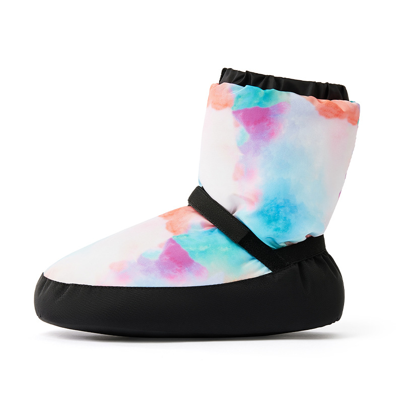 Ballet Warm Boots Women's Soft Bottom Dance Practice Cotton Shoes Children's Professional fleece-lined Thickened Winter Dance Warm Shoes