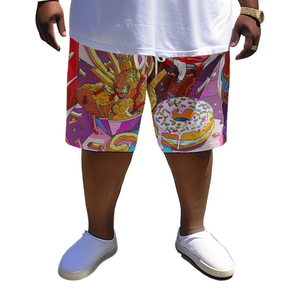 Spring and Summer European and American plus size Beach Shorts 3D Printing Various Patterns Cross-border Foreign Trade Loose Leisure Comfortable Home