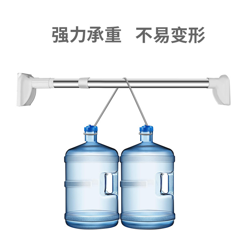 Amazon's Best-Selling Stainless Steel Telescopic Rod Household Punch-Free Clothes Drying Rack Shower Curtain Rod Bedroom Clothes Rod Manufacturer