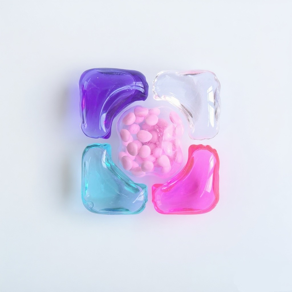 Laundry Beads with Fragrance, Three-In-One Concentrated Deep Cleaning Laundry Beads Capsule Processing and Customization for Stain Removal