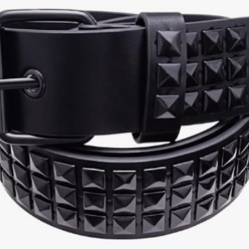 European and American Square Bead Rivet Belts Metal Pyramid Belts for Men and Women Cross-Border Belts Punk Hardware Jeans Belts