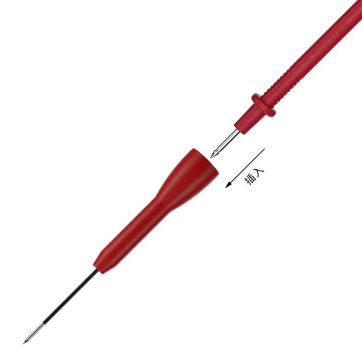 Multimeter Probe Universal 2mm Jack Tip Puncture Steel Needle Auto Repair Electrician Test Pen Non-Breaker Test Needle