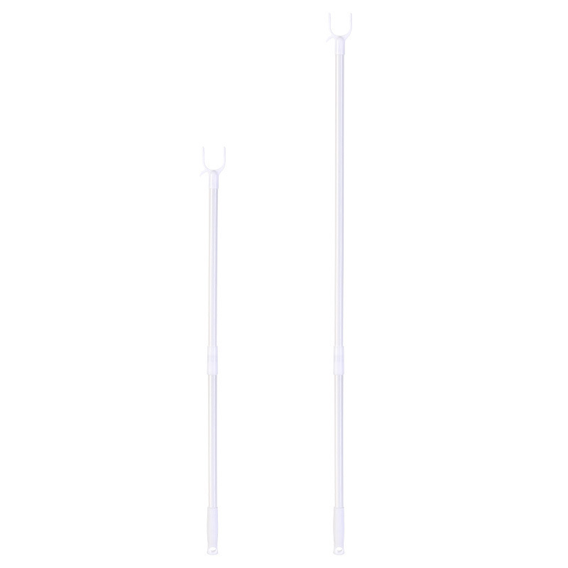 Clothes Drying Fork Balcony Clothes Fork Clothes Drying Pole Portable Clothes Pole Clothes Fork Wholesale Solid Color Plastic Pick Pole