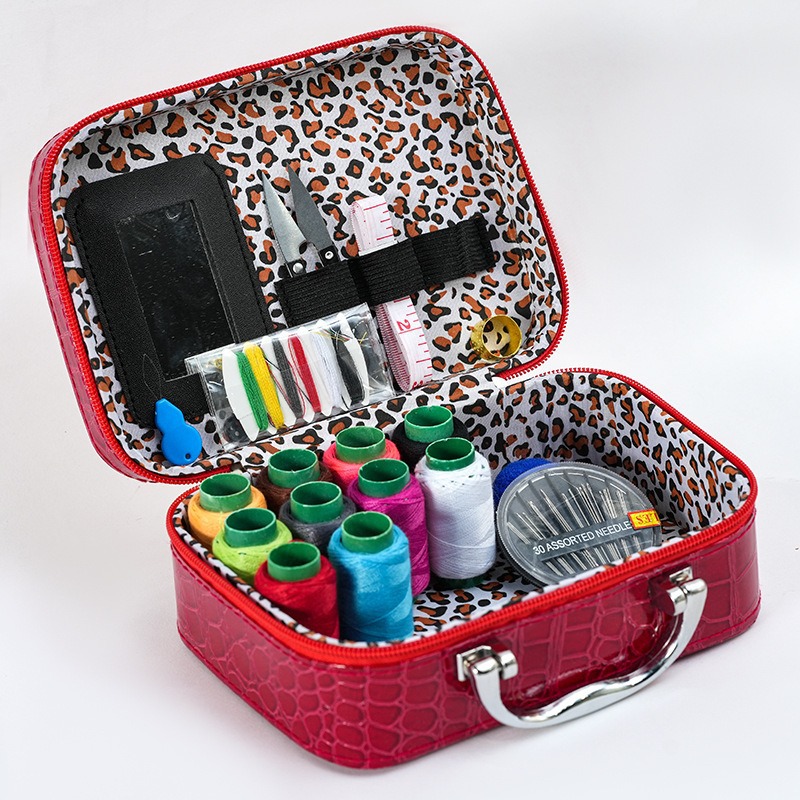 Швейная коробка, швейные нитки, набор для ремонта одежды, черные и белые нитки для ручного шитья