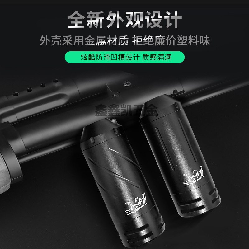 Fire-Breathing Pig Metal Luminous Fire Extinguisher 14 Reverse Tooth Fire Cap Automatic Sensor Mini Silencer Rechargeable Luminous Electric